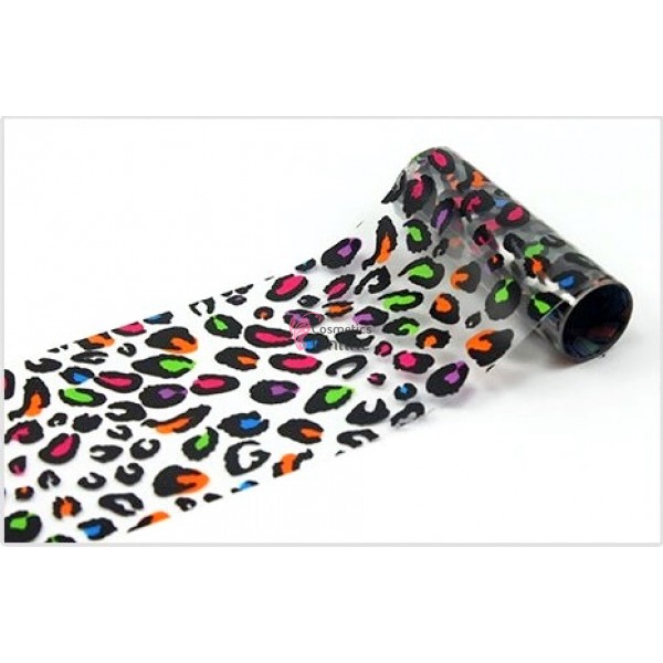 Folii de transfer, folie de unghii cu model animal print F125